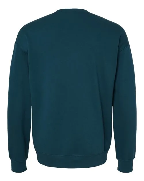 BELLA   CANVAS Sponge Fleece Drop Shoulder Crewneck Sweatshirt 3945 Atlantic