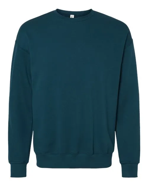 BELLA   CANVAS Sponge Fleece Drop Shoulder Crewneck Sweatshirt 3945 Atlantic