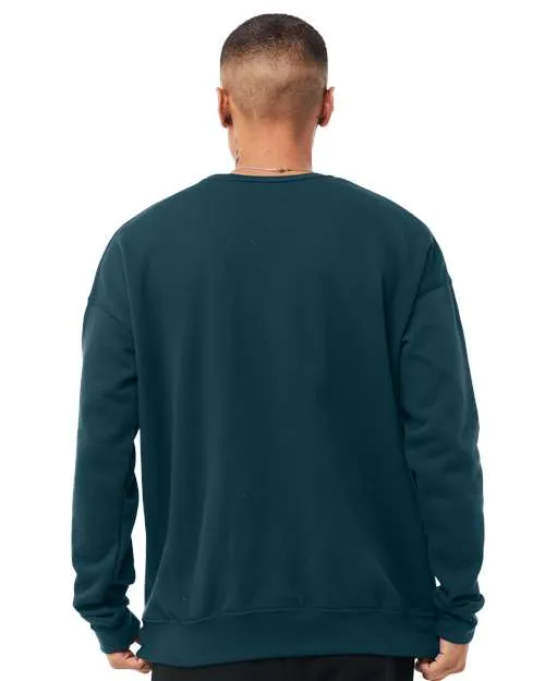 BELLA   CANVAS Sponge Fleece Drop Shoulder Crewneck Sweatshirt 3945 Atlantic