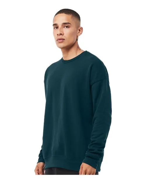 BELLA   CANVAS Sponge Fleece Drop Shoulder Crewneck Sweatshirt 3945 Atlantic