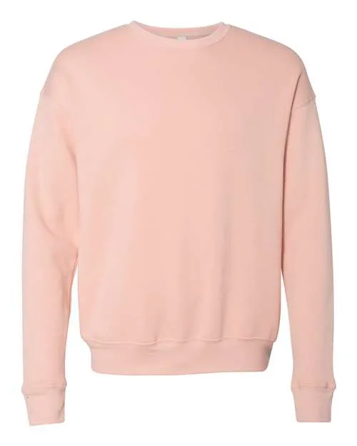 BELLA   CANVAS Sponge Fleece Drop Shoulder Crewneck Sweatshirt 3945 Orange
