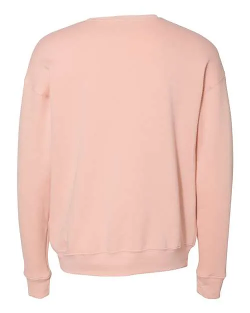 BELLA   CANVAS Sponge Fleece Drop Shoulder Crewneck Sweatshirt 3945 Orange