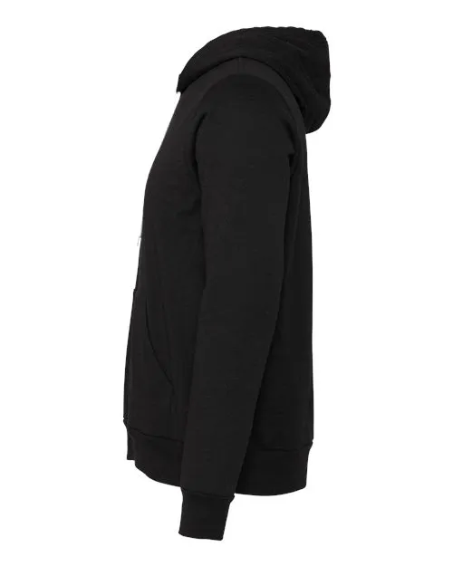 BELLA   CANVAS Sponge Fleece Hoodie 3719 Black Heather