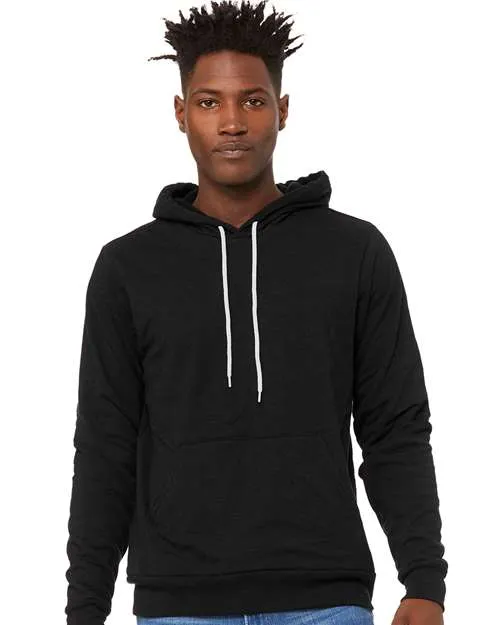 BELLA   CANVAS Sponge Fleece Hoodie 3719 Black Heather