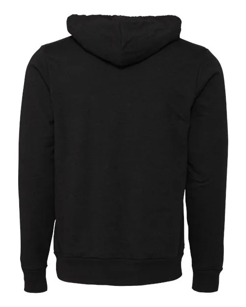 BELLA   CANVAS Sponge Fleece Hoodie 3719 Black Heather