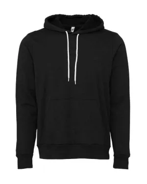 BELLA   CANVAS Sponge Fleece Hoodie 3719 Black Heather