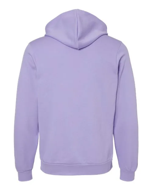 BELLA   CANVAS Sponge Fleece Hoodie 3719 Dark Lavender