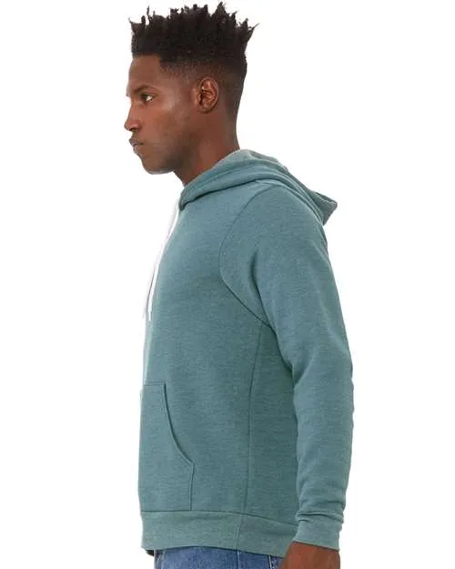 BELLA   CANVAS Sponge Fleece Hoodie 3719 Heather Deep Teal