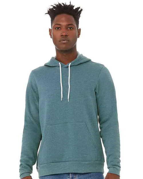 BELLA   CANVAS Sponge Fleece Hoodie 3719 Heather Deep Teal