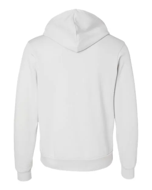 BELLA   CANVAS Sponge Fleece Hoodie 3719 Silver