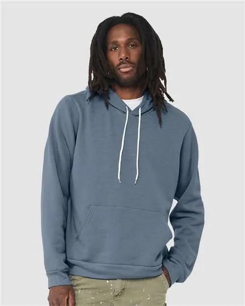 BELLA   CANVAS Sponge Fleece Hoodie 3719 Silver