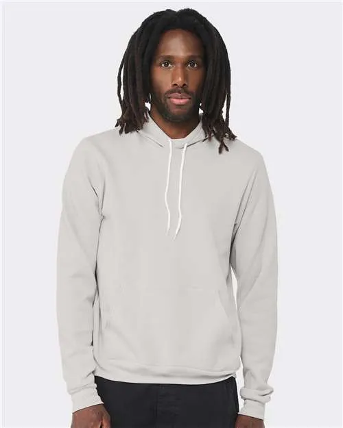 BELLA   CANVAS Sponge Fleece Hoodie 3719 Silver