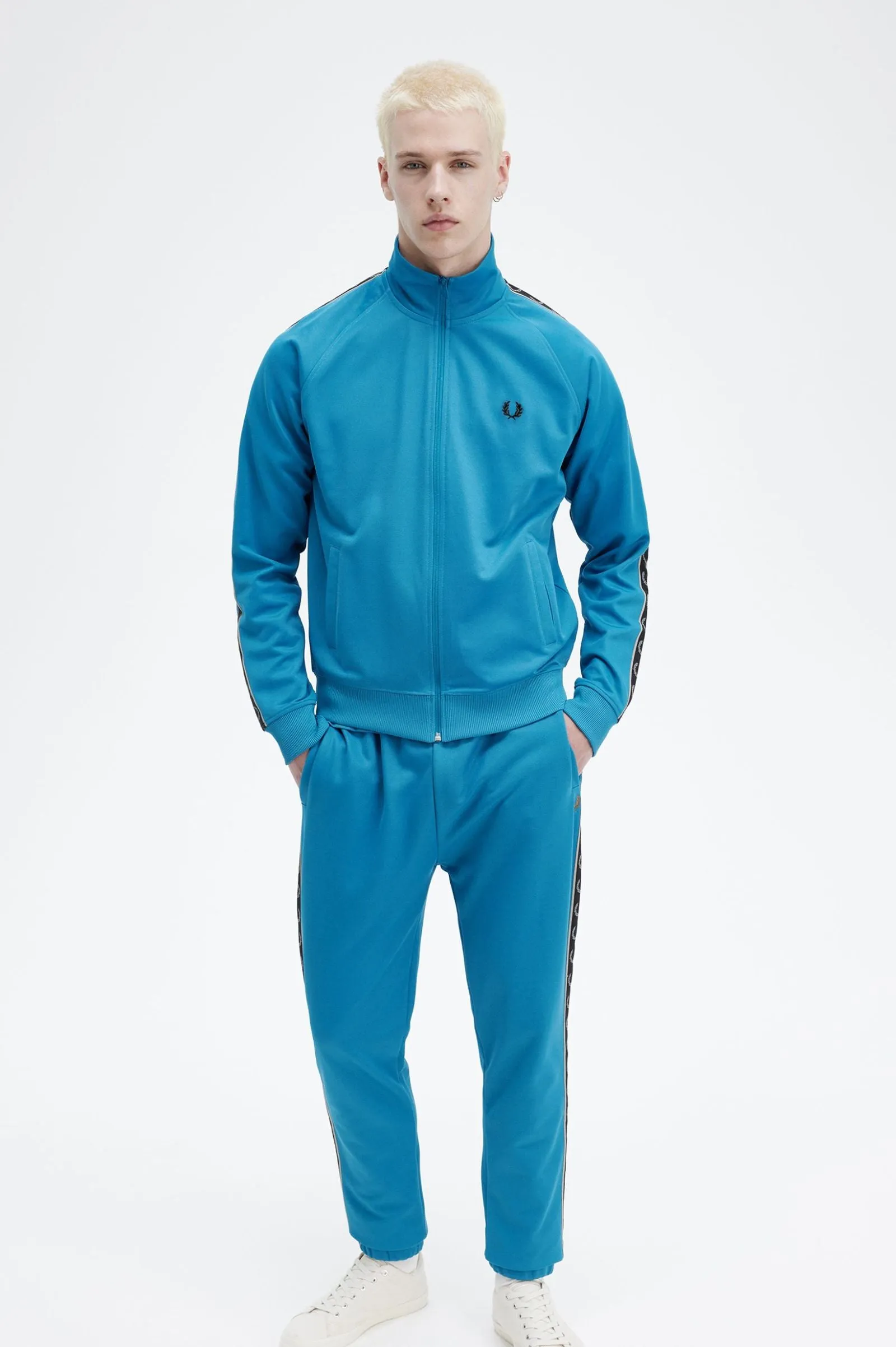 CONTRAST TAPE TRACK JACKET