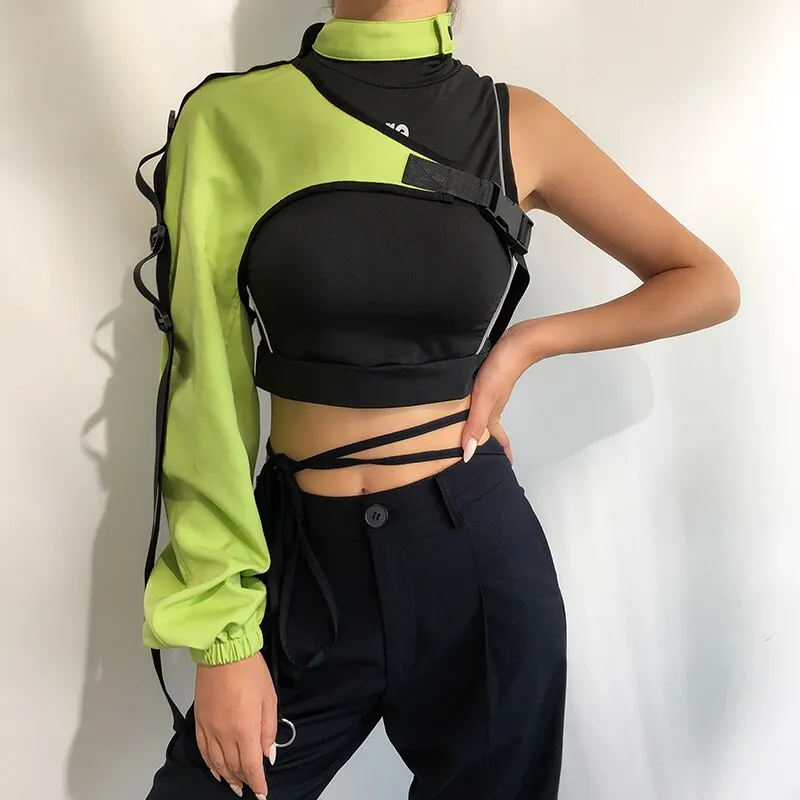 Cyborg Arm Jacket Neon Green