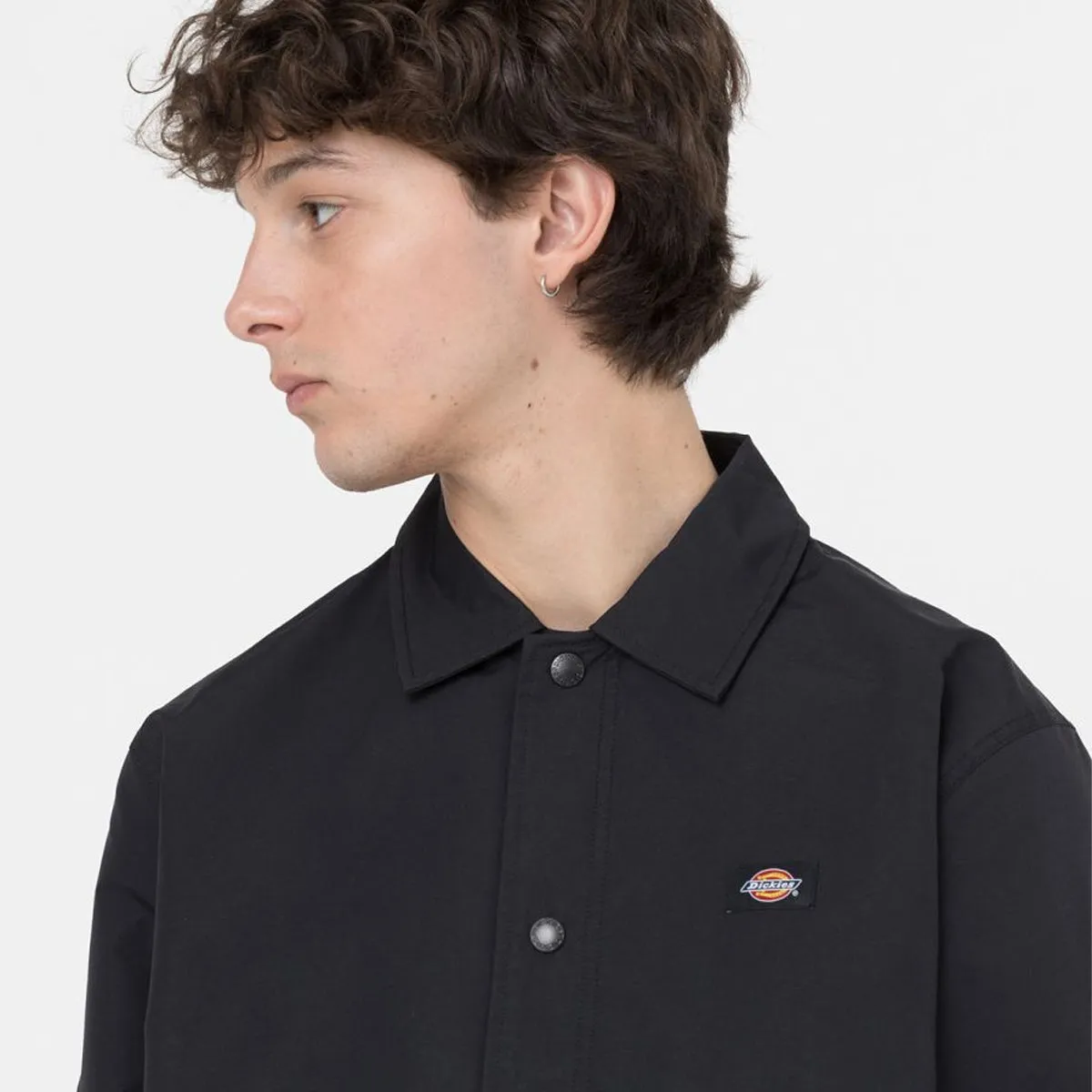 Dickies - Giacca Coach Oakport Black - DK0A4XEW - BLACK