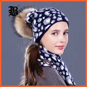 Fashion Brand Women Hats Scarf For Winter | High Quality Rhinestones  Beanies Warm Autumn Angora Knitted Caps