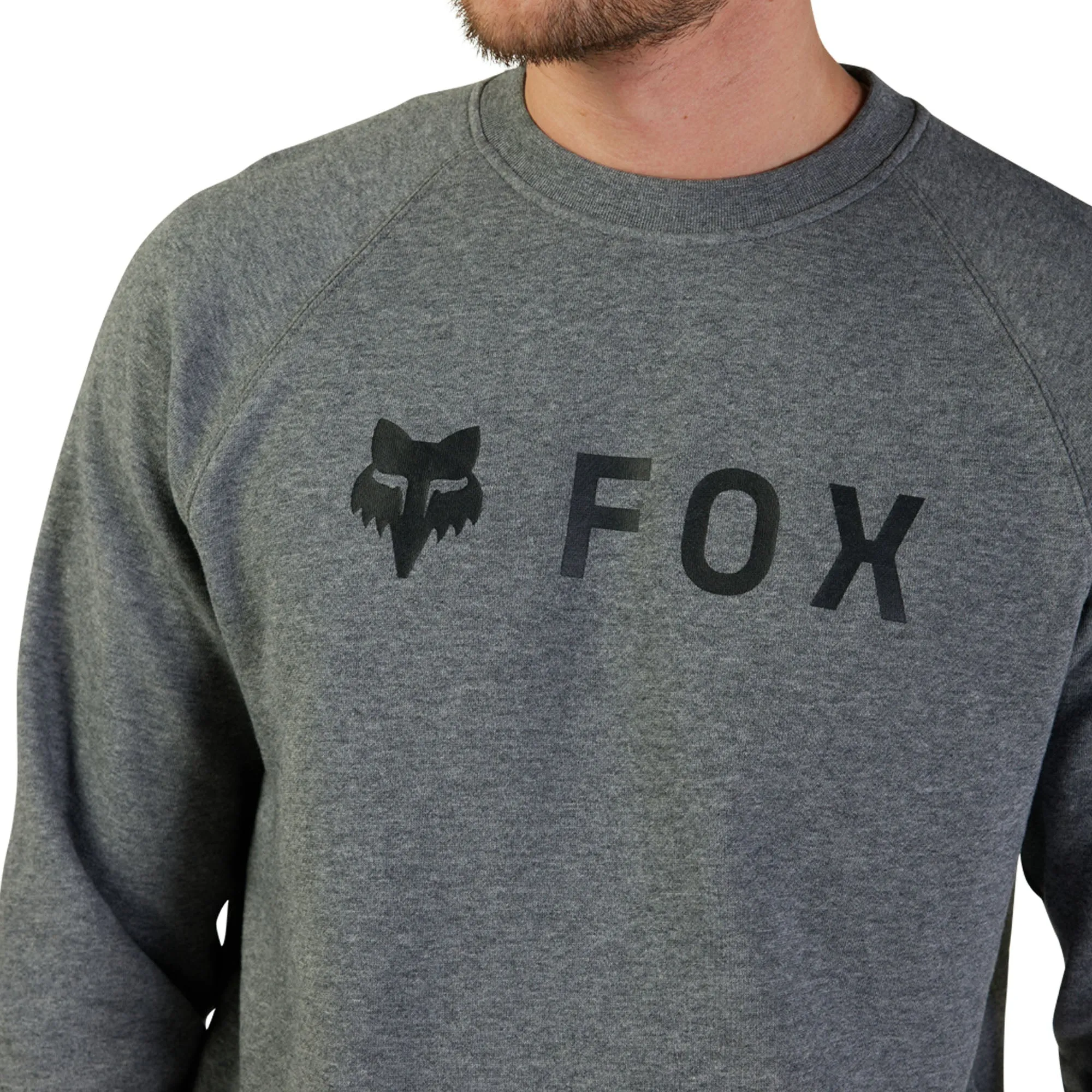 Fox Racing Absolute Fleece Crew Sweater Heather Graphite Grey