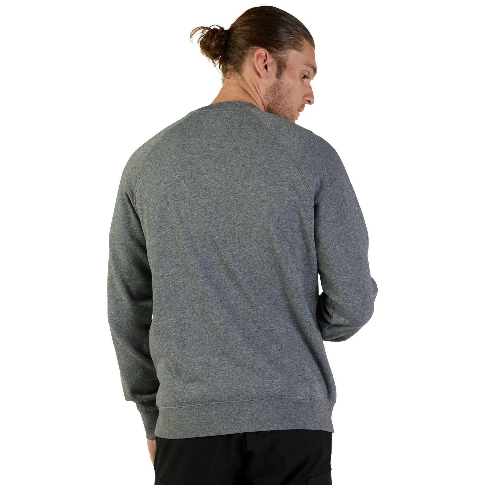 Fox Racing Absolute Fleece Crew Sweater Heather Graphite Grey