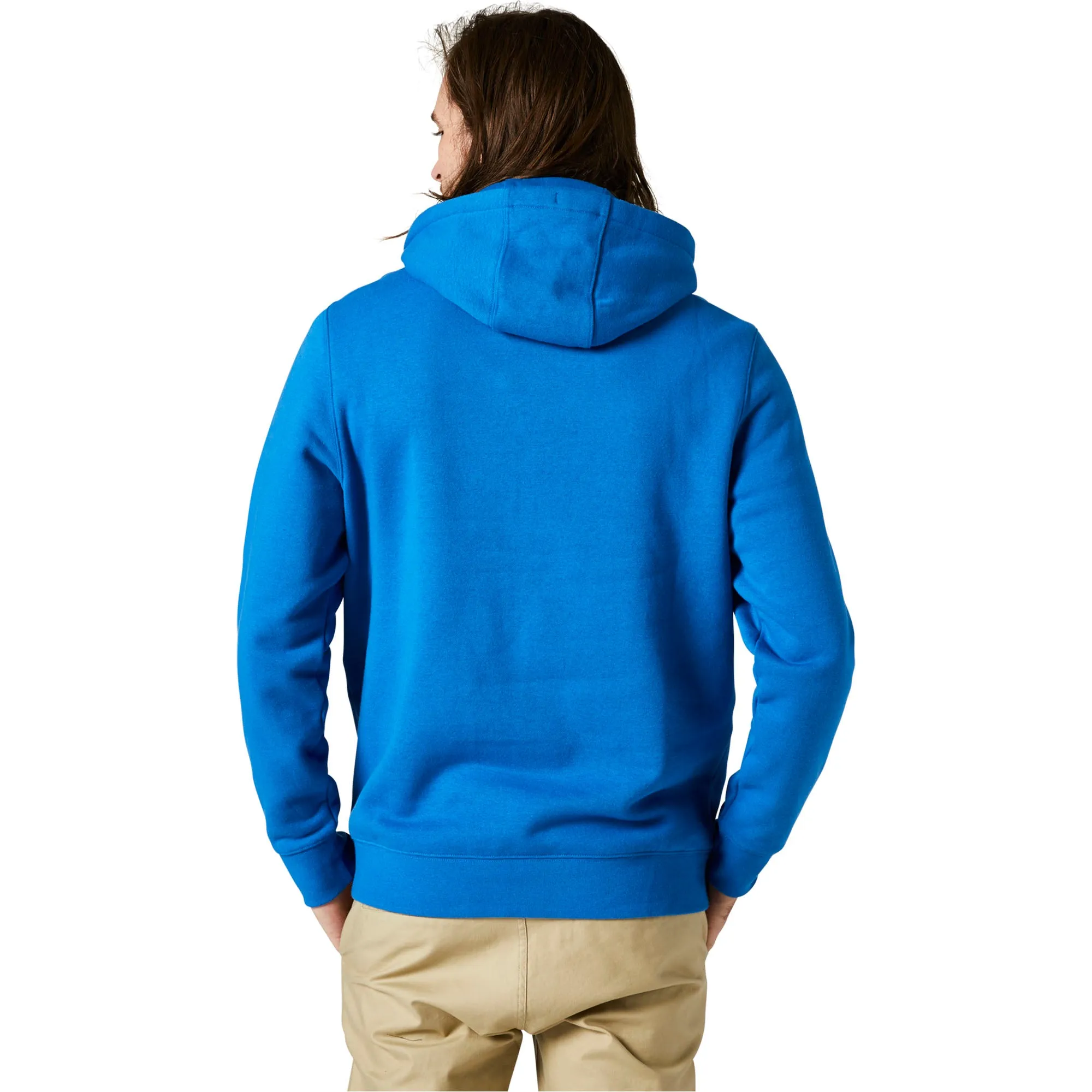 Fox Racing  Mens Royal Blue Pinnacle Pullover Fleece Hoodie Soft Warm Sweatshirt
