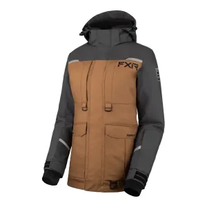 FXR  Womens Excursion Ice Pro Snowmobile Jacket Insulated Warm Copper Asphalt