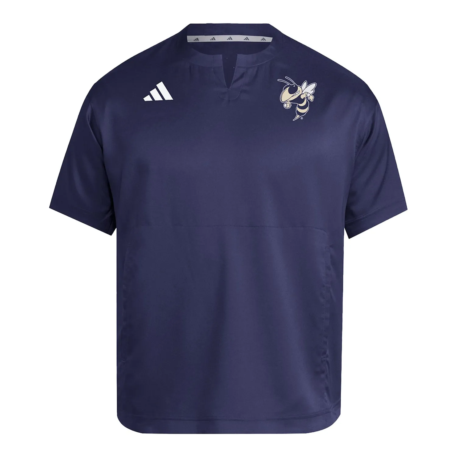 Georgia Tech Yellow Jackets Adidas Short Sleeve Dugout Cage Jacket