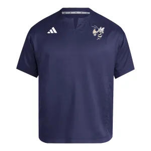 Georgia Tech Yellow Jackets Adidas Short Sleeve Dugout Cage Jacket