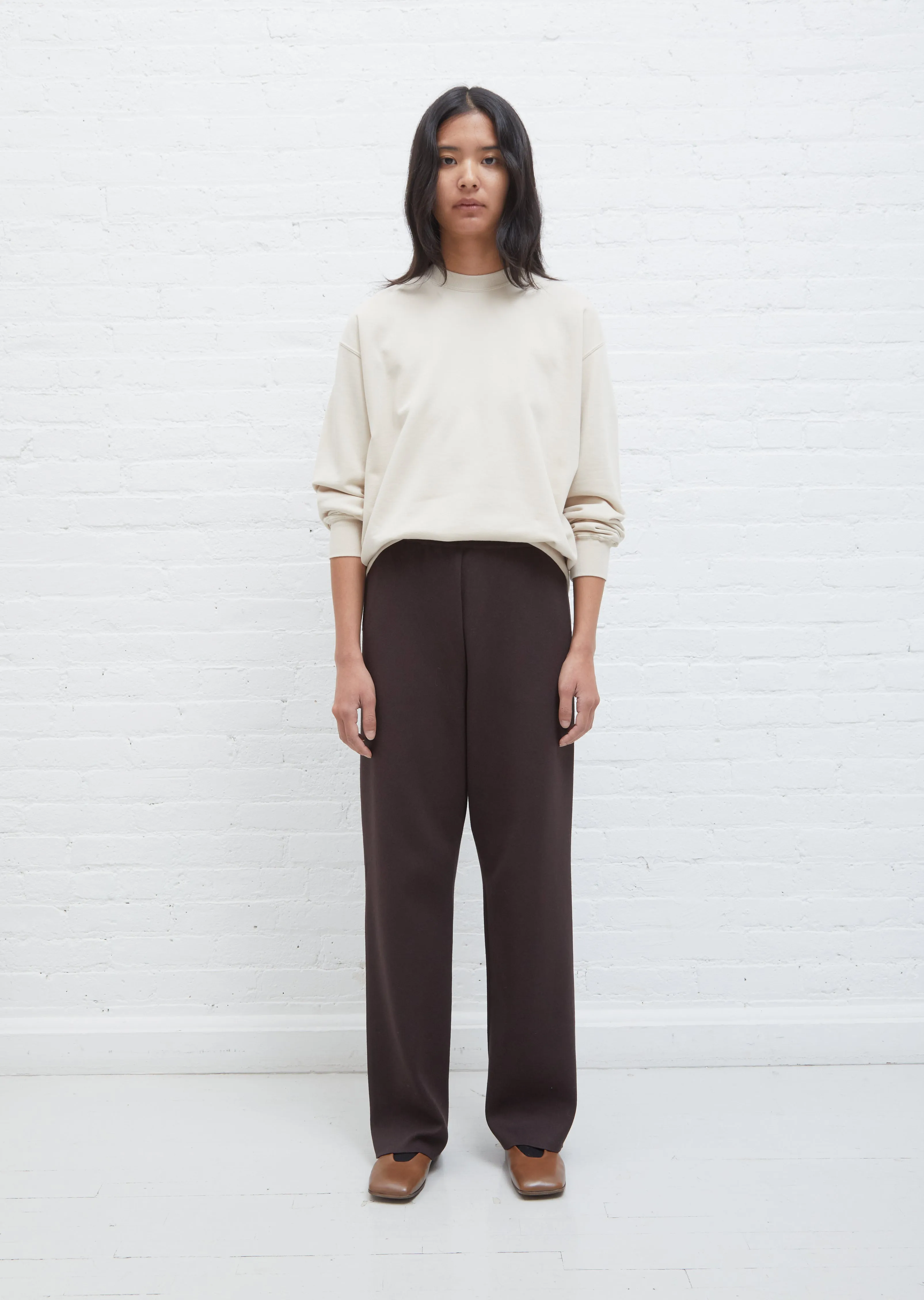 High Gauge Sweat Shirt — Ivory