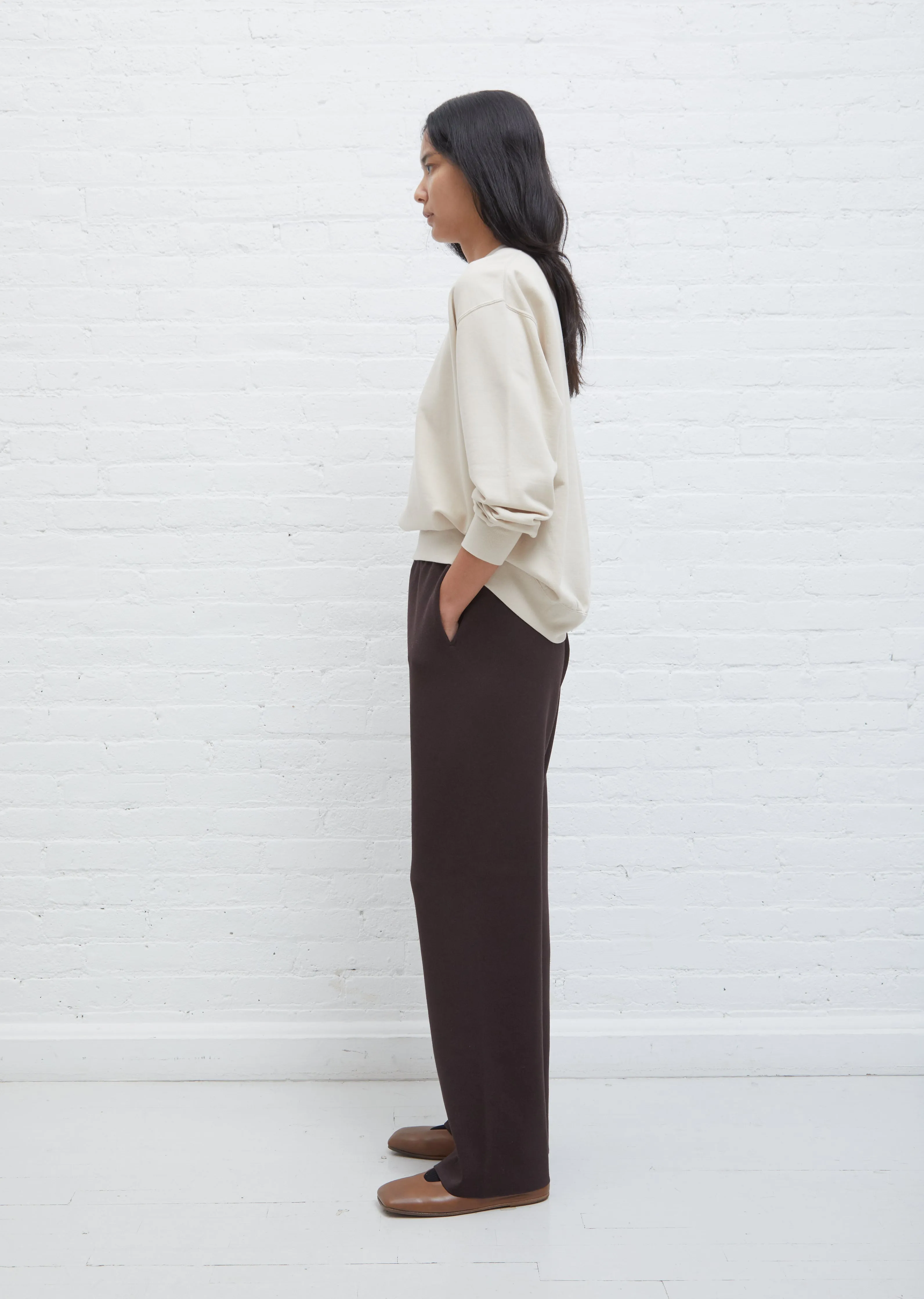 High Gauge Sweat Shirt — Ivory