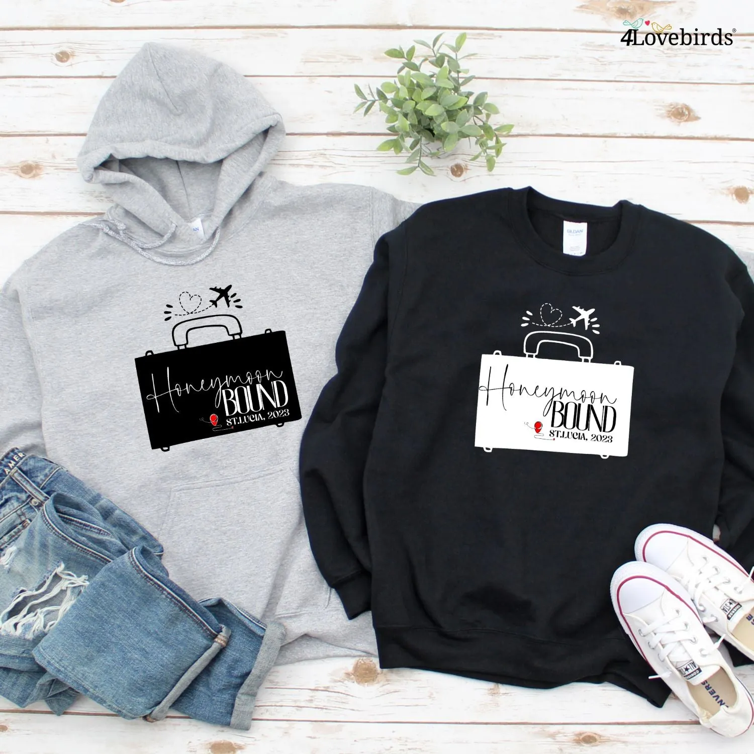 Honeymoon Bound Hoodie, Honeymoon Sweatshirt, Honeymoon Shirts,Engagement Gifts, Honeymoon Gifts, Gift For Honeymoon, New Wedding Gifts
