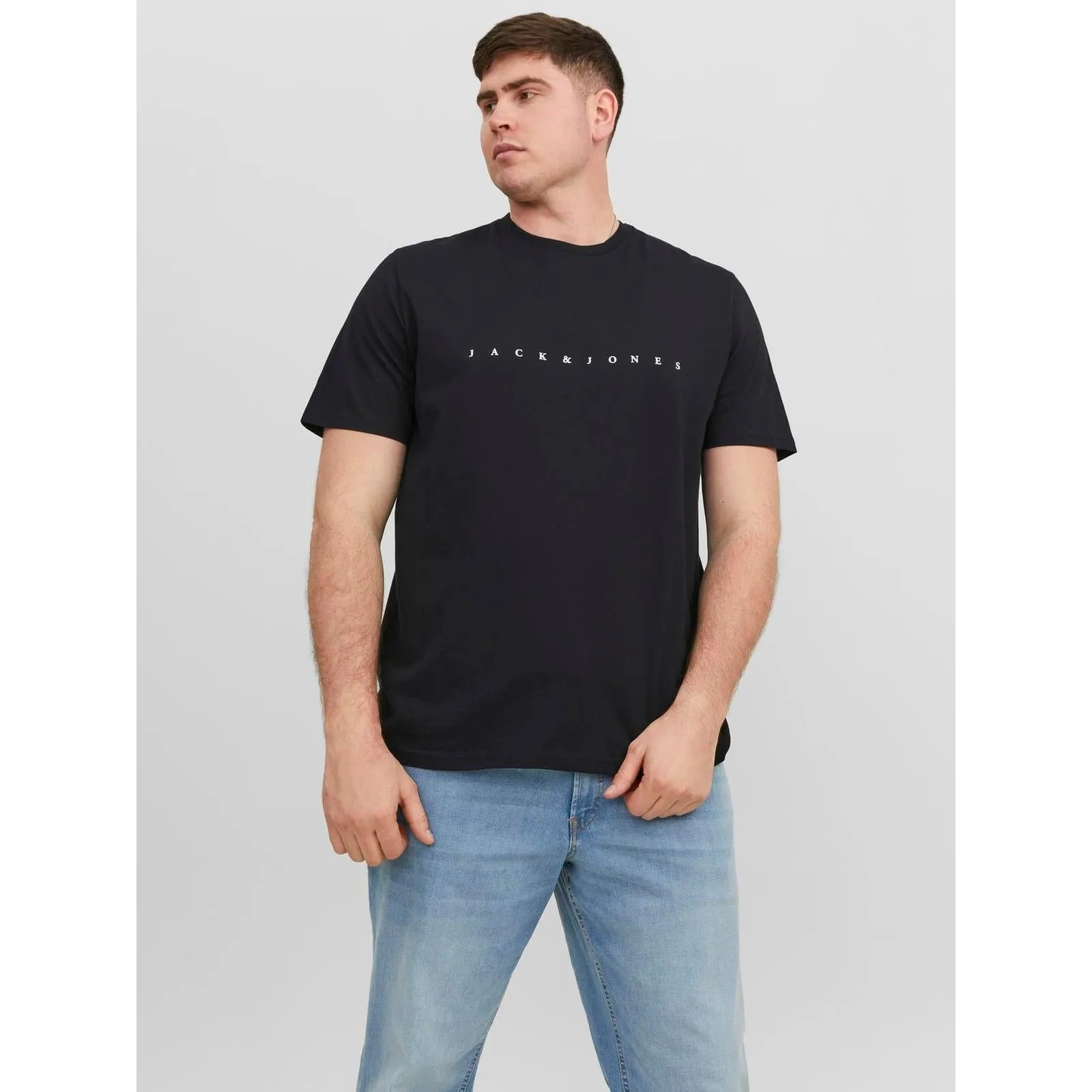 Jack & Jones Mens Star Big & Tall Short Sleeve T-Shirt