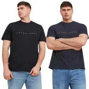 Jack & Jones Mens Star Big & Tall Short Sleeve T-Shirt