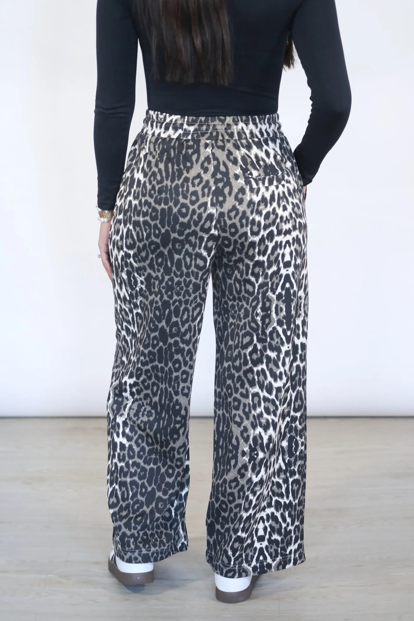 Leader Of The Pack Drawstring Leopard Pants
