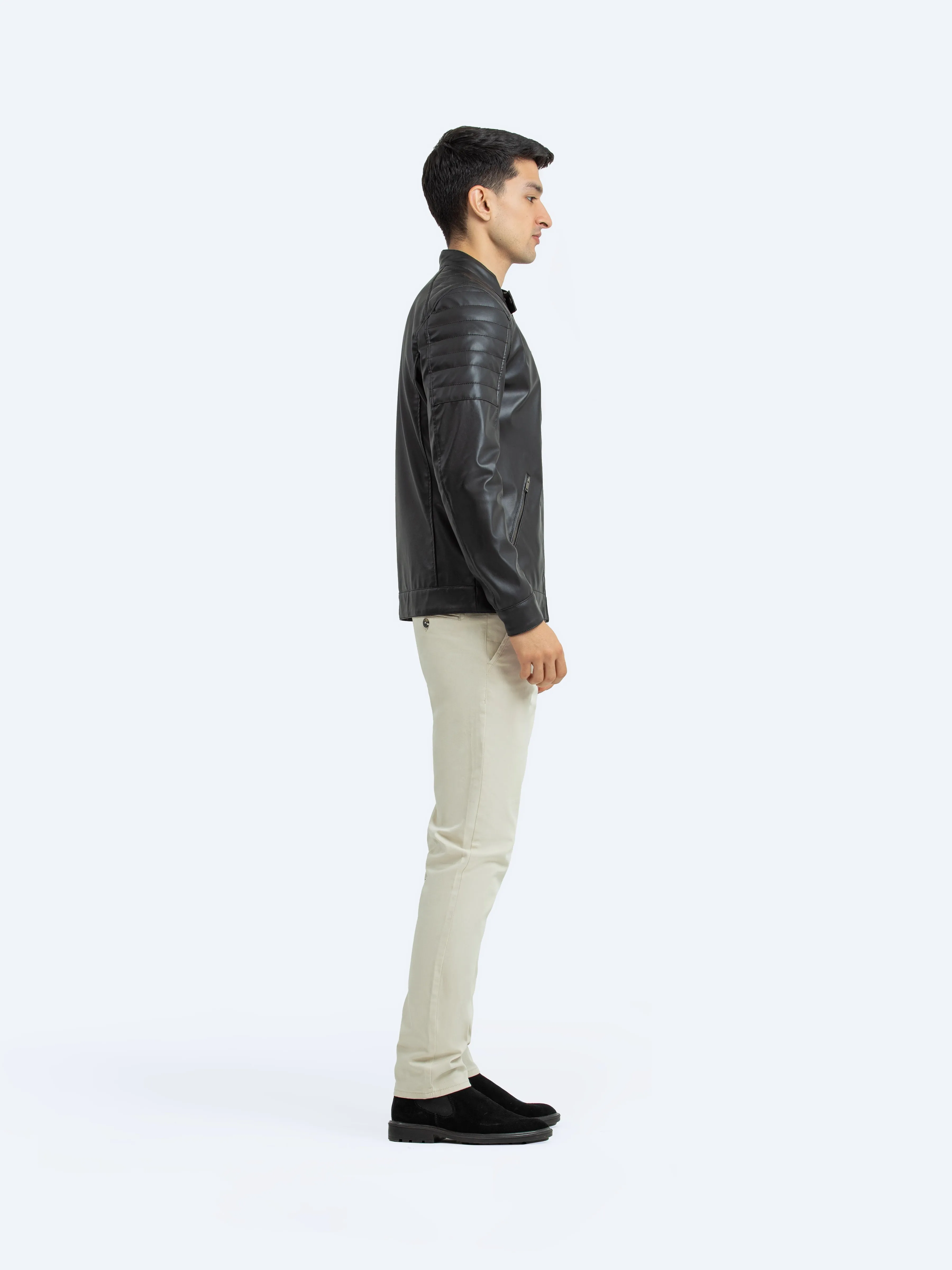 Leatherette Jacket - FMTJ24-017