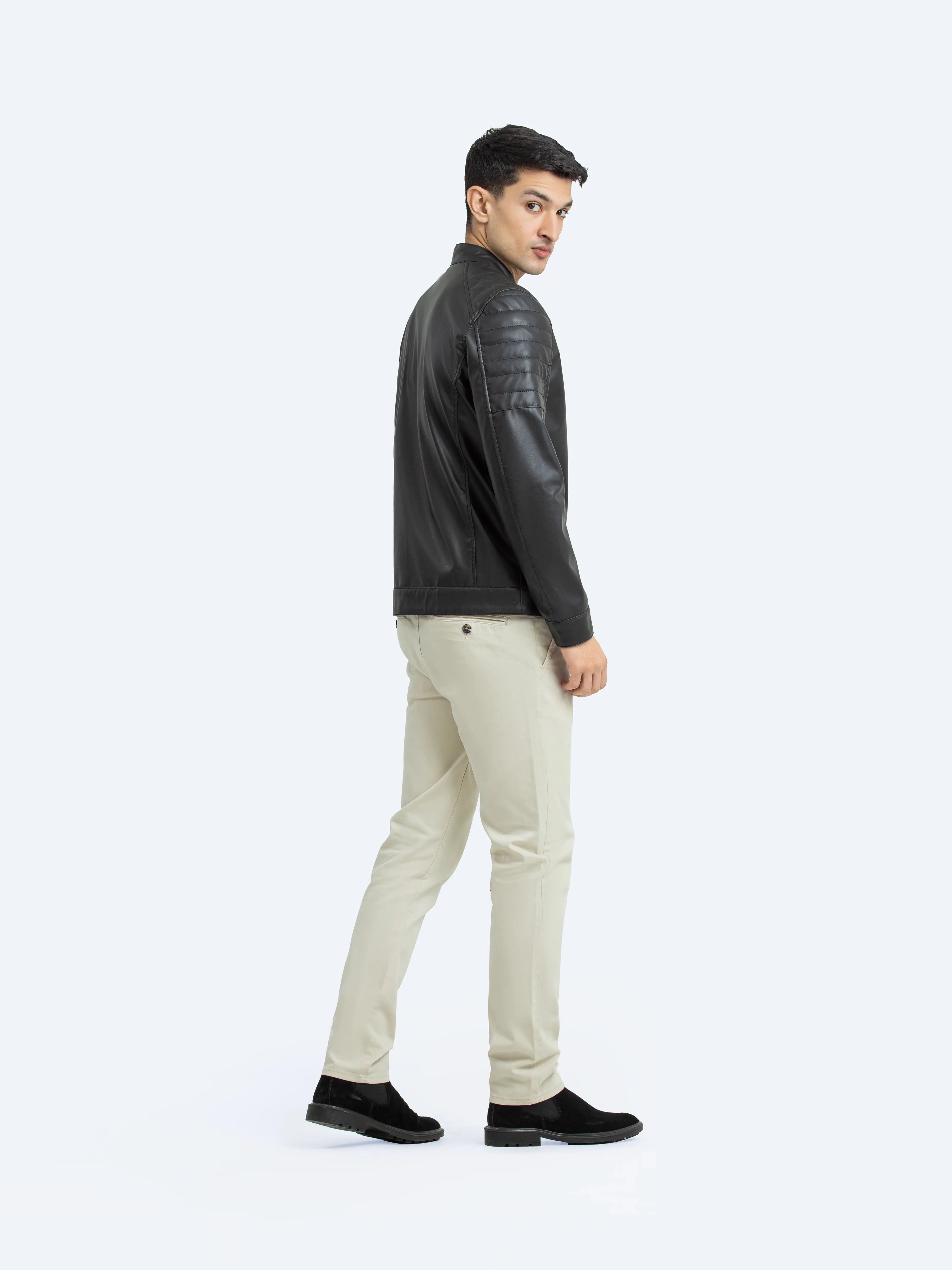 Leatherette Jacket - FMTJ24-017