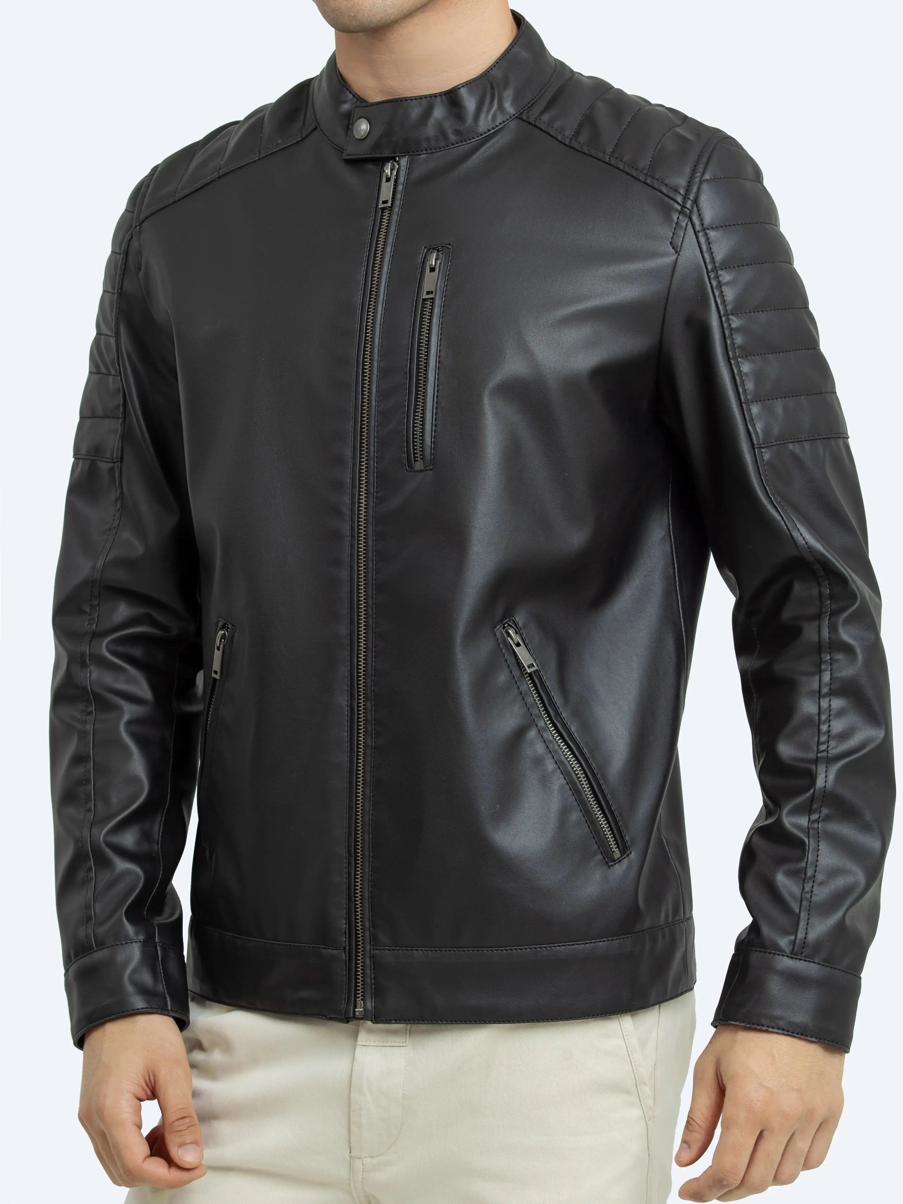 Leatherette Jacket - FMTJ24-017
