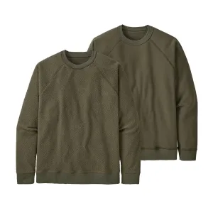 Men's Reversible Shearling Crew