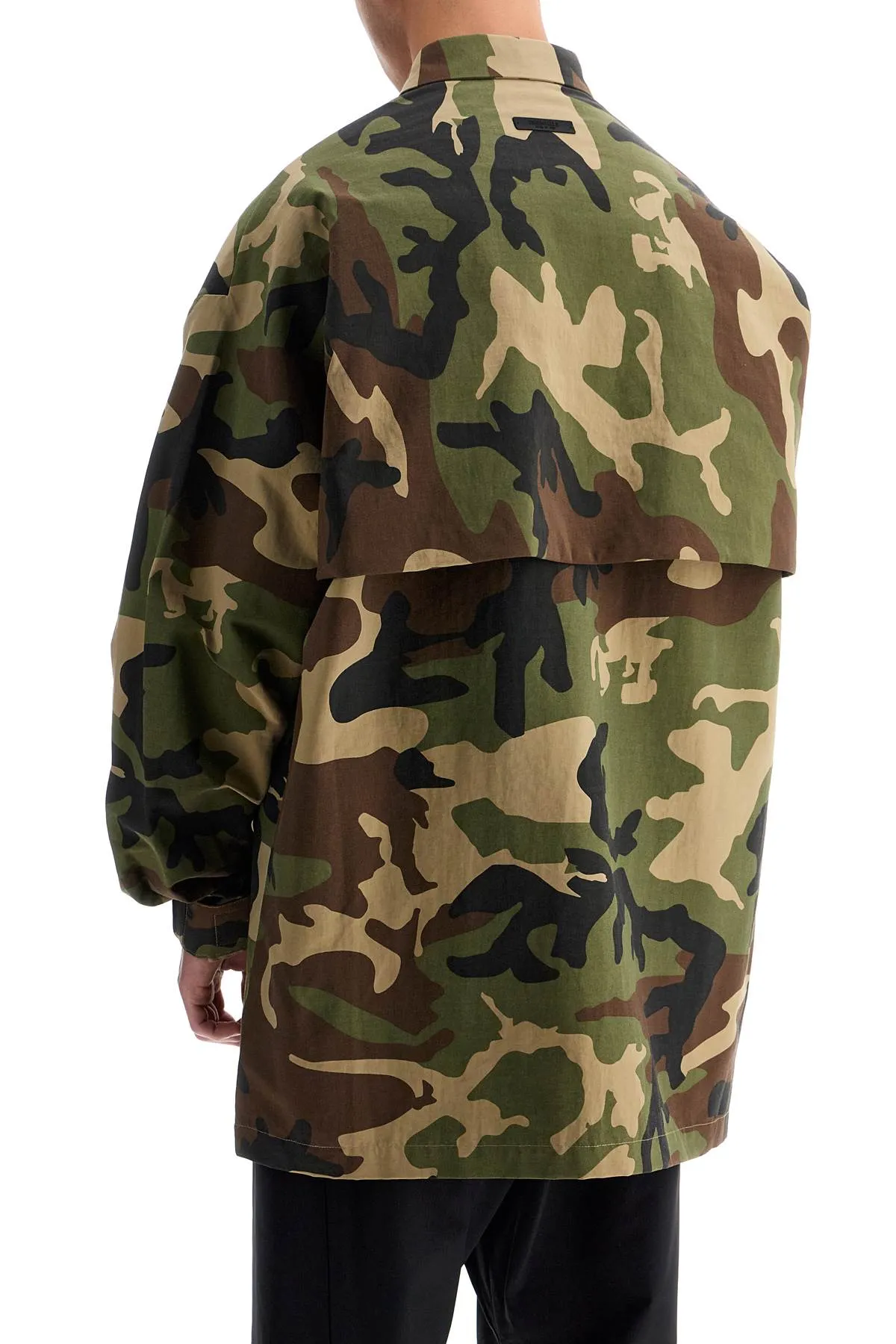 nylon camouflage overshirt for 186BT244328F WOODLAND CAMO