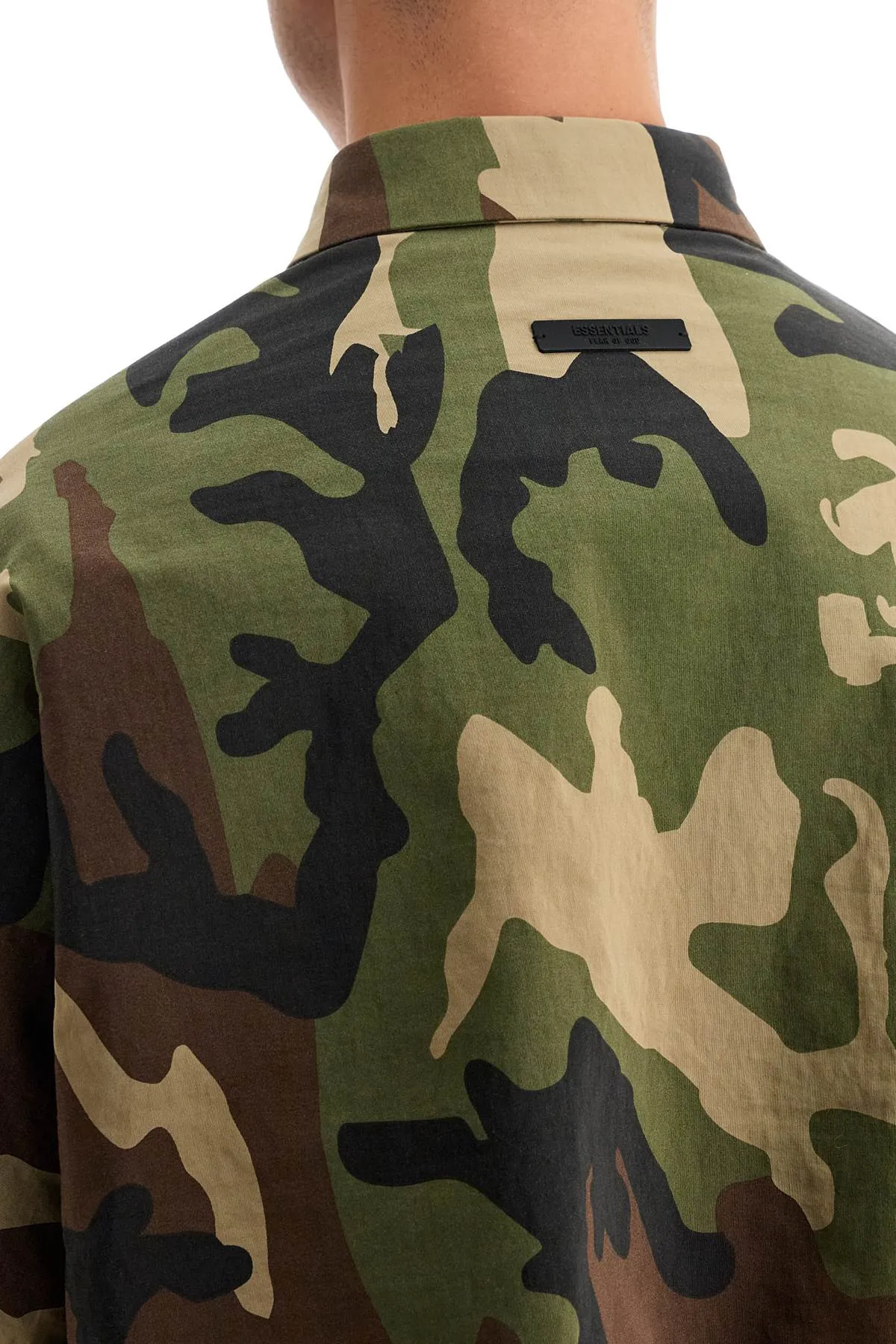 nylon camouflage overshirt for 186BT244328F WOODLAND CAMO