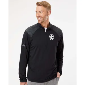OLS Adidas - Shoulder Stripe Quarter-Zip Pullover Embroidery