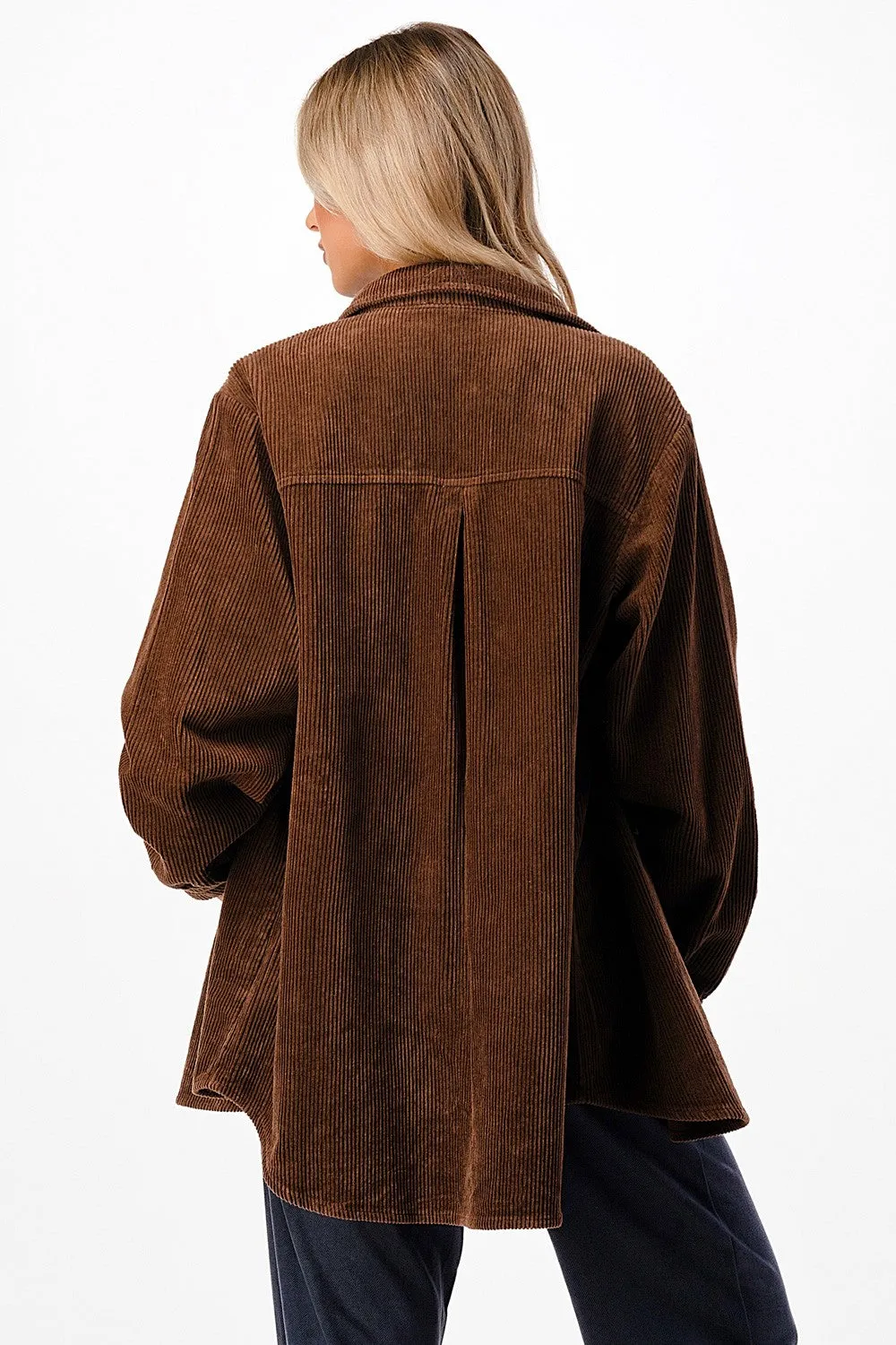 OVERSIZE CORDUROY SHIRT JACKETS