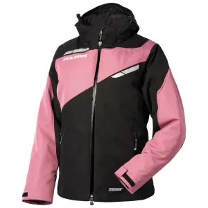 Polaris  Womens TECH54 Switchback Snowmobile Jacket Insulated Black Dusty Rose