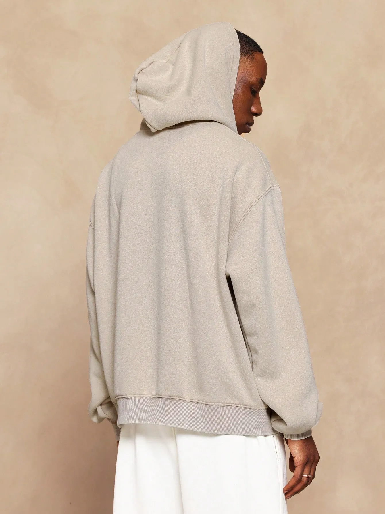 Regular Fit Overhead Essential Hoodie