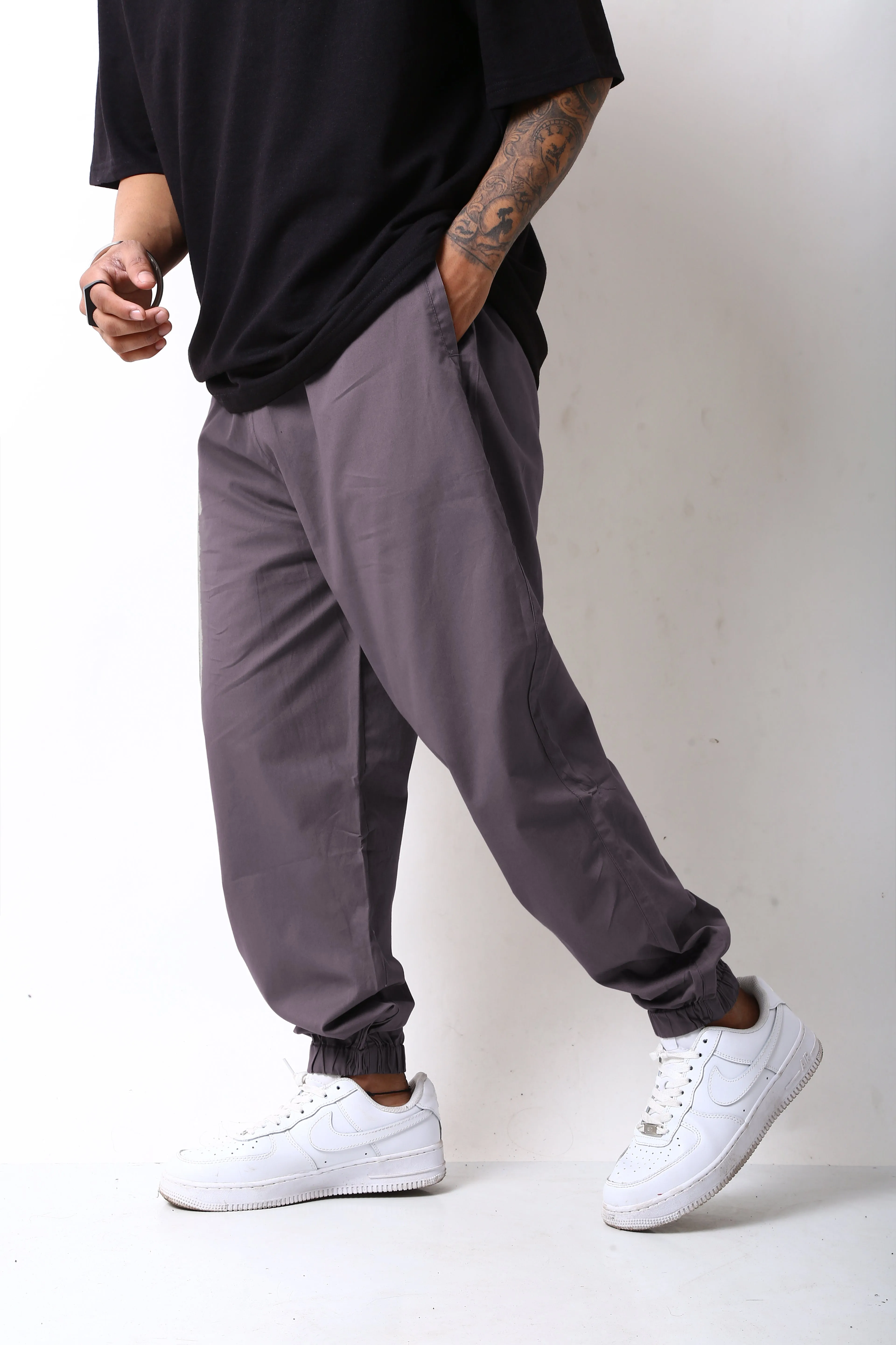Slate Grey Urban Parachute Pants