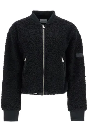 teddy bomber jacket for 104220 A24W NERO LIMOUSINE