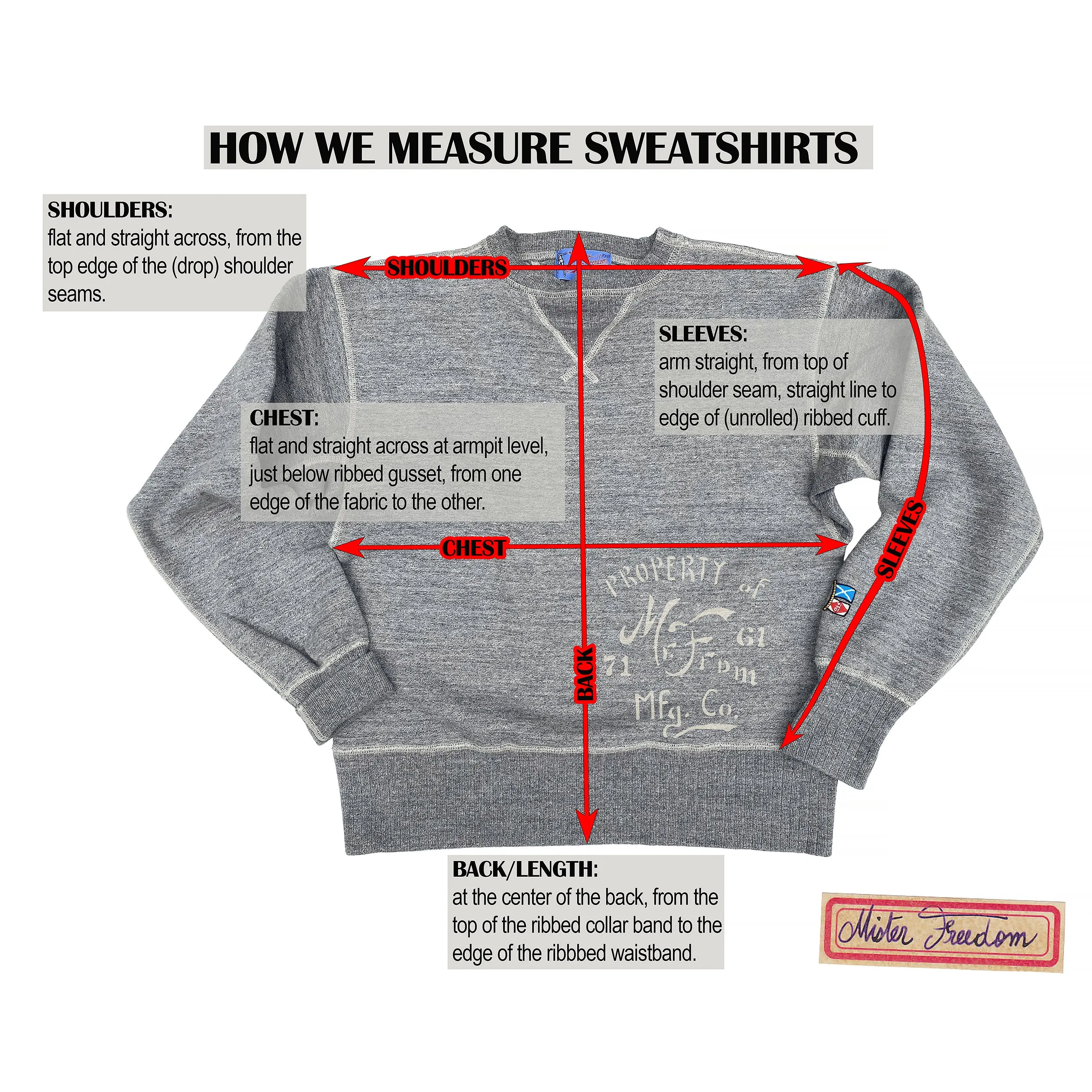 The Medalist Sweatshirt - Black "MfgCo." Flock Print