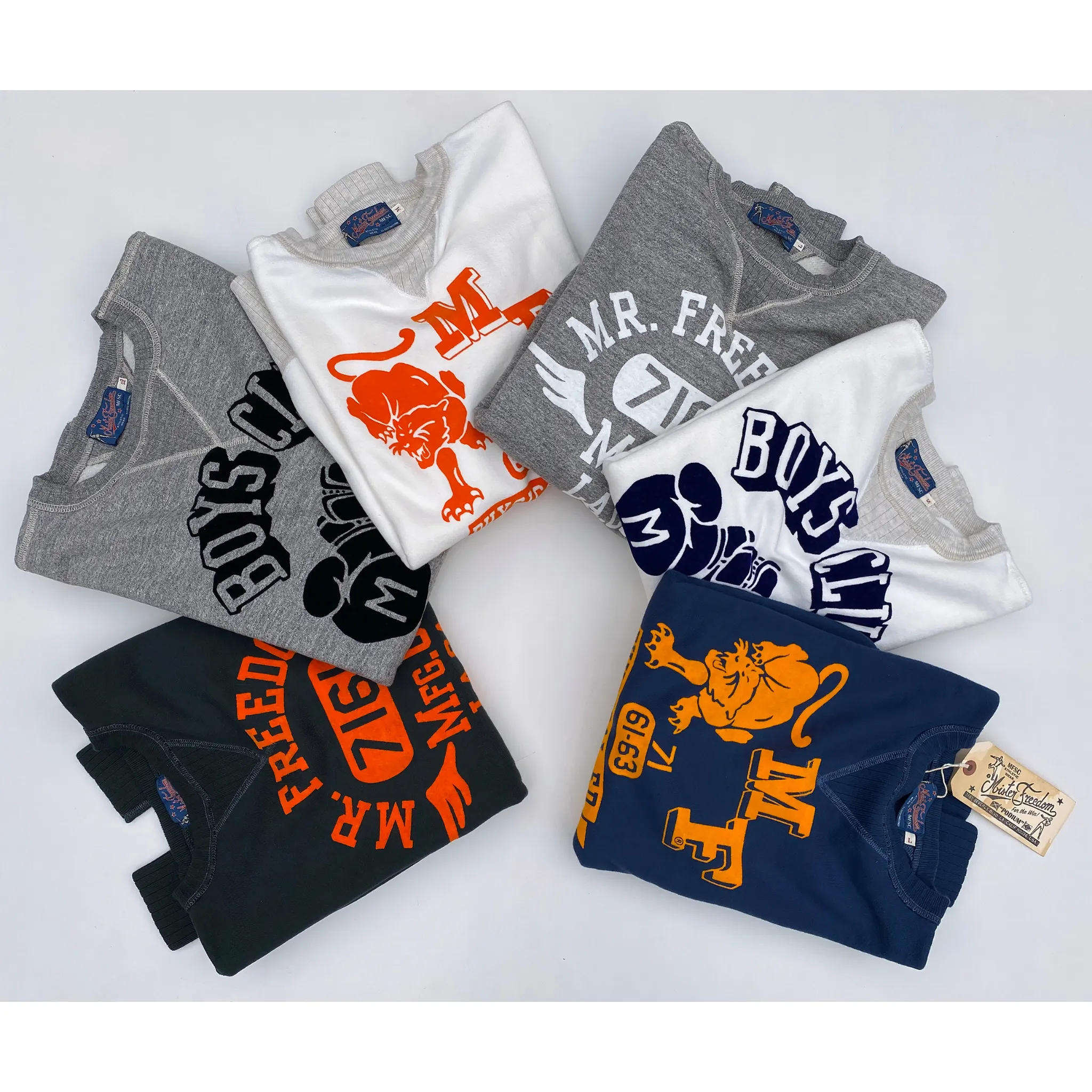 The Medalist Sweatshirt - Black "MfgCo." Flock Print