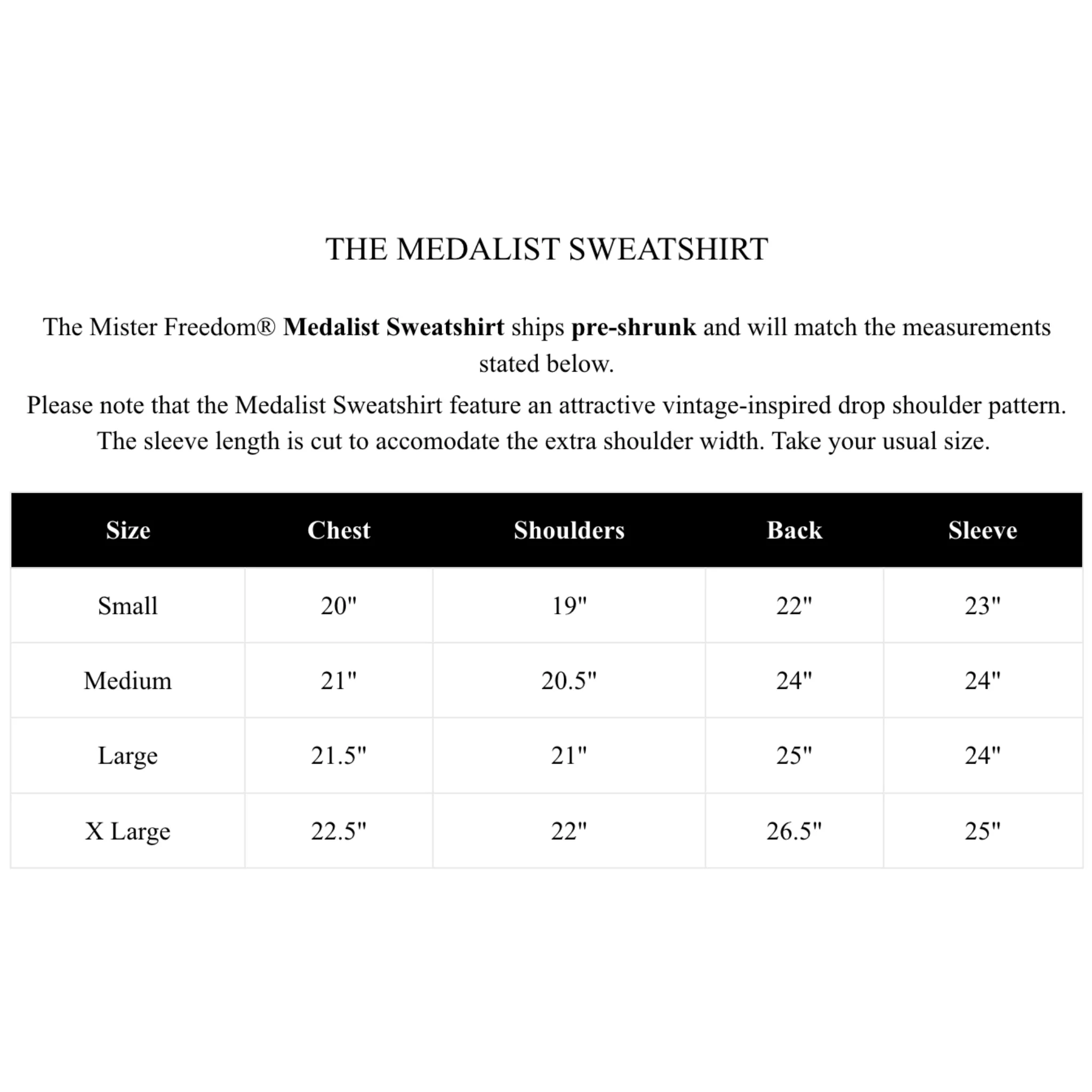 The Medalist Sweatshirt - Black "MfgCo." Flock Print