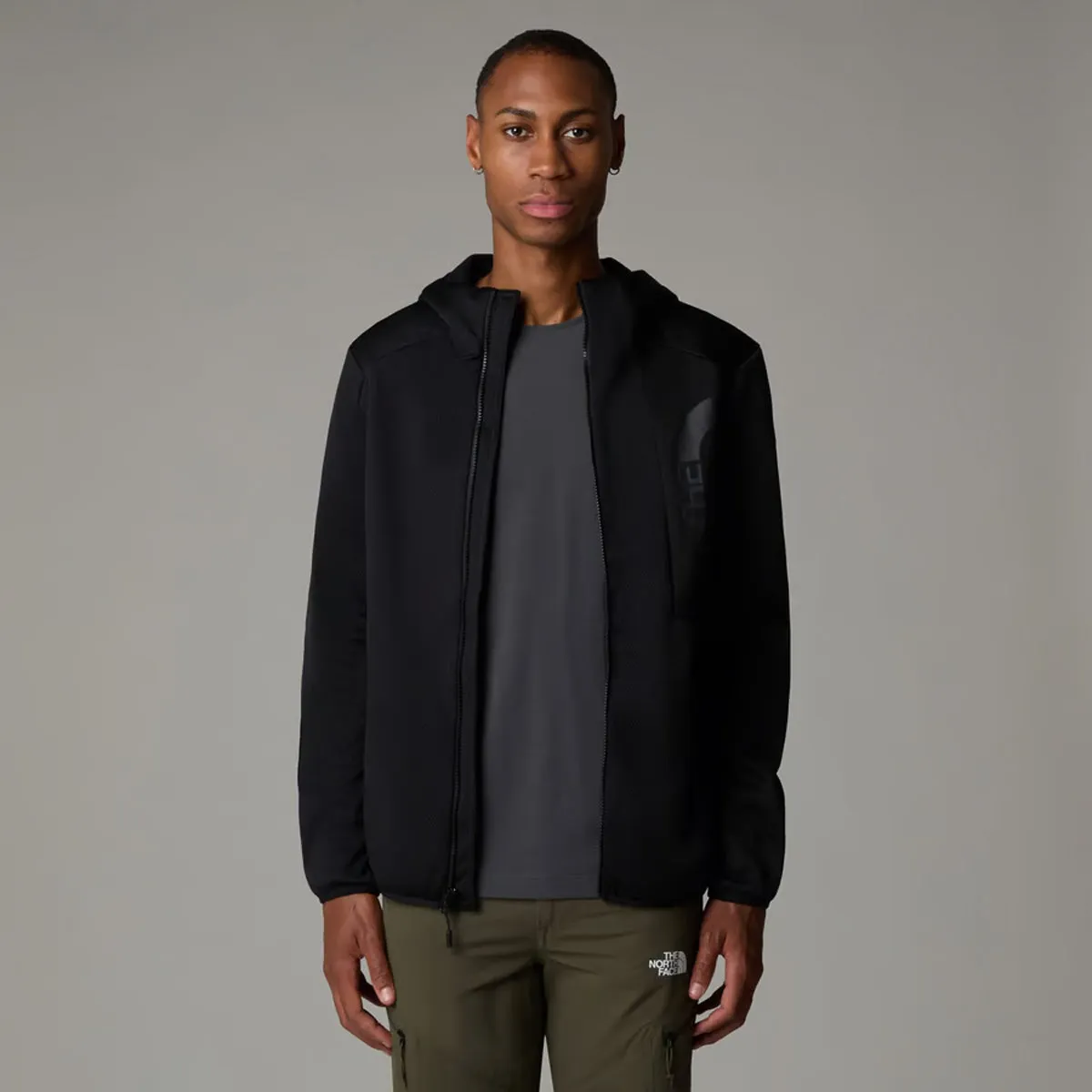 The North Face - Felpa Merak con cappuccio TNF Black - NF0A3YG5 - TNF/BLACK-TNF/B