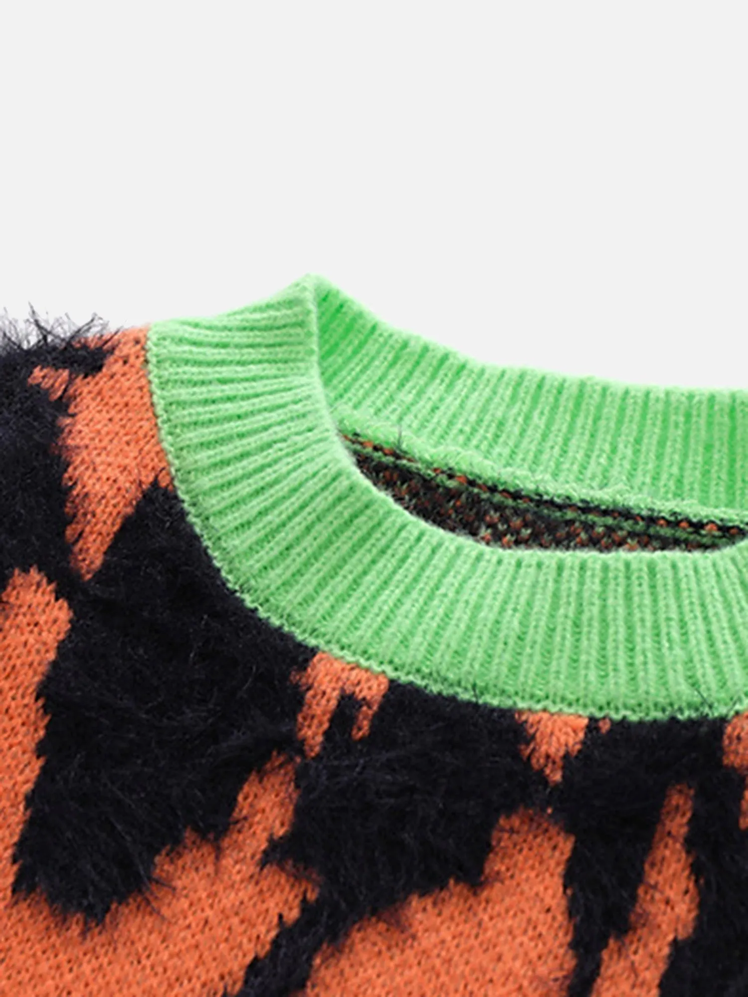 Thesupermade Contrast Color Couple Knitted Sweater - 1907
