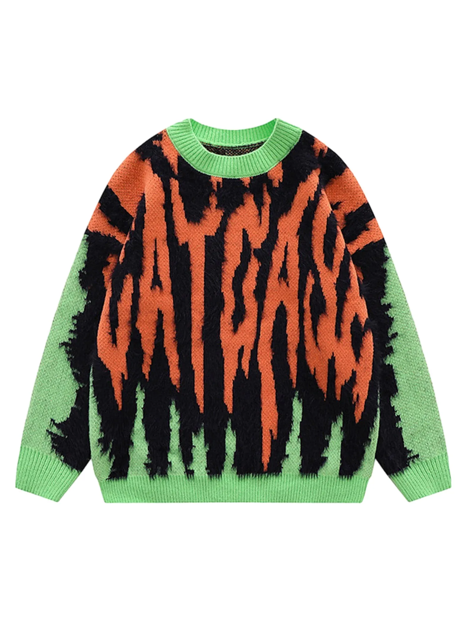 Thesupermade Contrast Color Couple Knitted Sweater - 1907